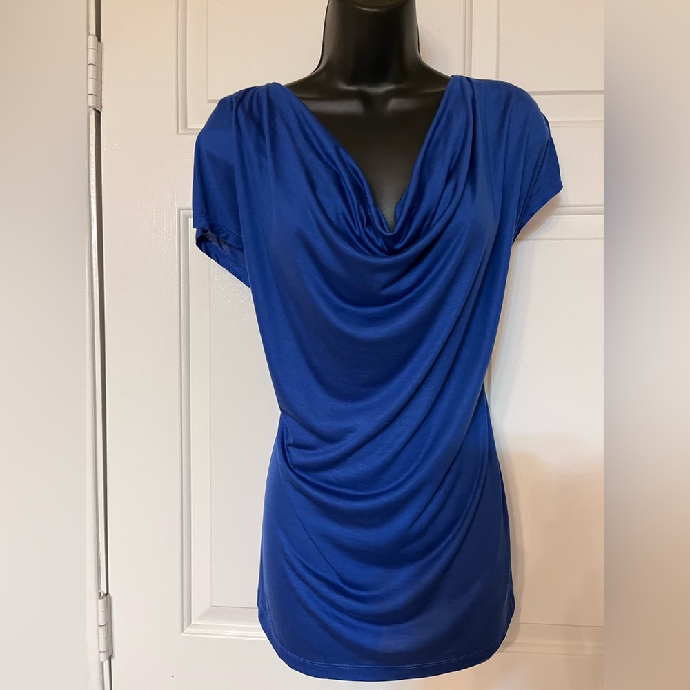 H&M womens top size L Royal Blue